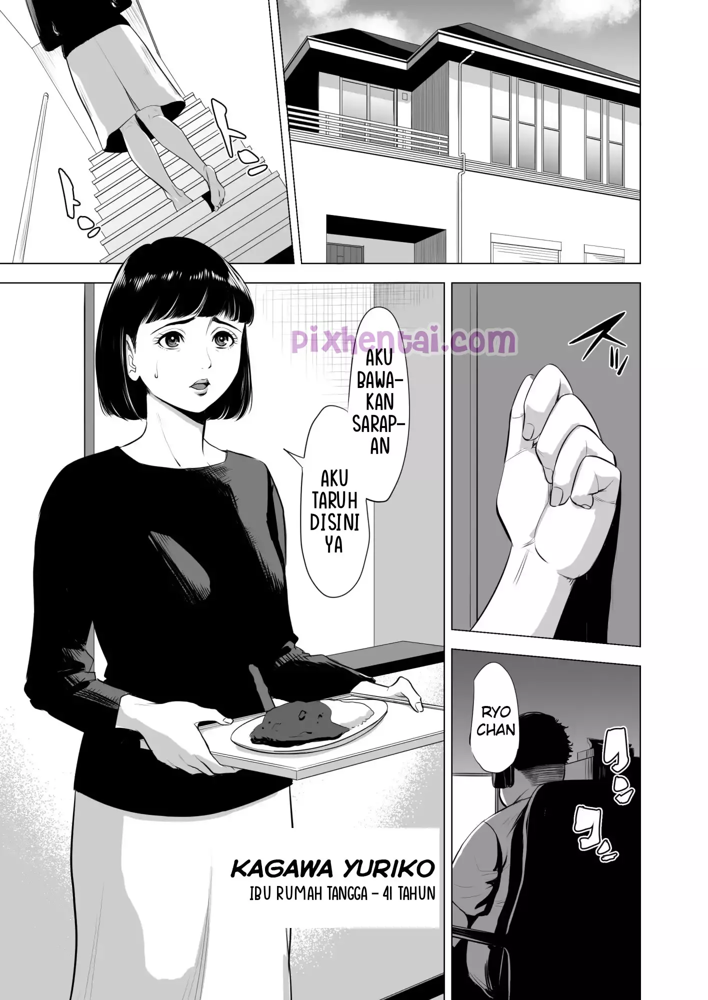 Komik hentai xxx manga sex bokep Haha no Tsutome Hikikomori Musuko no Seishori Dougu 2